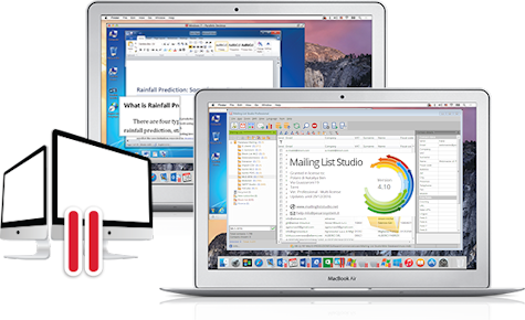 Mailing List Studio en MacBook